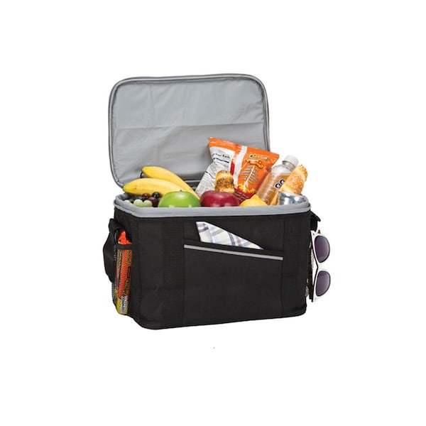 Sea Foam Co Buy Smart Depot The Big Max II Insulated Cooler Lunch Bag - Black G7268 Black - main